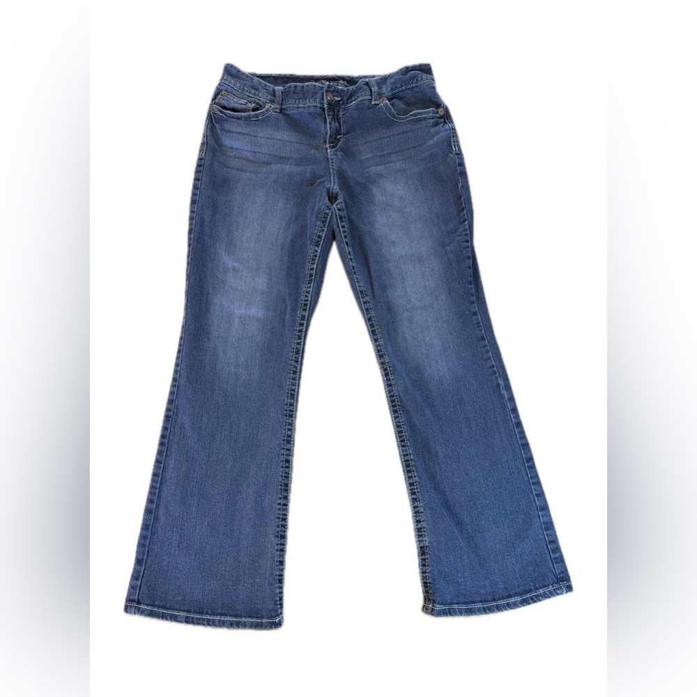 MAURICES Womens Jeans Blue Regular Bootcut 15/16 Reg